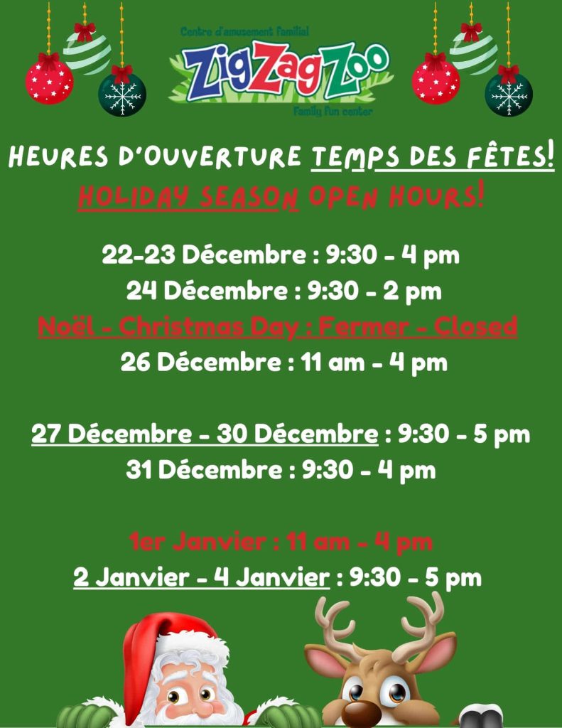 Christmas hours